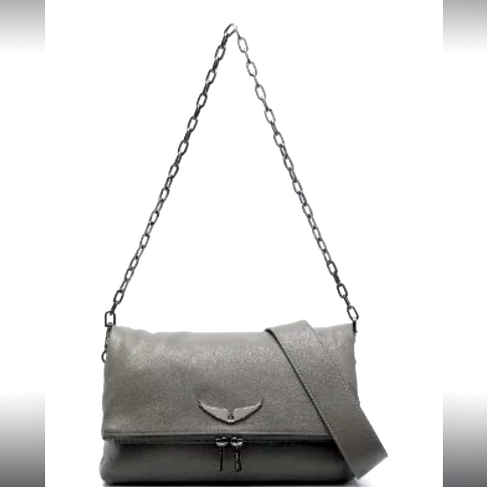 Zadig and Voltaire Rocky Grained shoulder bag